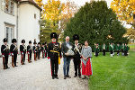 LH Mario Kunasek dankte dem Bürgerkorps Graz und der Trachtenkapelle Dobl für den Besuch im Burggarten. © Land Steiermark/Robert Binder; Verwendung bei Quellenangabe honorarfrei LH Mario Kunasek dankte dem Bürgerkorps Graz und der Trachtenkapelle Dobl für den Besuch im Burggarten.