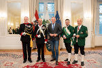 LH Mario Kunasek lud das Bürgerkorps Graz und die Trachtenkapelle Dobl zum Empfang in den Weißen Saal. © Land Steiermark/Robert Binder; Verwendung bei Quellenangabe honorarfrei LH Mario Kunasek lud das Bürgerkorps Graz und die Trachtenkapelle Dobl zum Empfang in den Weißen Saal.