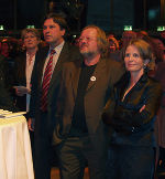 Landeshauptmann Mag. Franz Voves und Landeshauptmann-Stellvertreter Dr. Kurt Flecker beim Festival des Steirischen Herbstes. Foto: Landespressedienst Landeshauptmann Mag. Franz Voves und Landeshauptmann-Stellvertreter Dr. Kurt Flecker beim Festival des Steirischen Herbstes. Foto: Landespressedienst