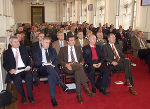 In der ersten Reihe von links: Moderator Dr. Wolfgang Schinagl von der Wirtschaftskammer Steiermark, LAbg. DDr. Gerald Schöpfer, MMag. Dr. Rainer Beck, Dipl.-Ing. Christoph Barszczewski und Landesrat Mag. Helmut Hirt. In der ersten Reihe von links: Moderator Dr. Wolfgang Schinagl von der Wirtschaftskammer Steiermark, LAbg. DDr. Gerald Schöpfer, MMag. Dr. Rainer Beck, Dipl.-Ing. Christoph Barszczewski und Landesrat Mag. Helmut Hirt.