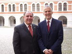 Siegfried Schrittwieser, Präsident des Landtages Steiermark und Dr. Josef Moser, Präsident des Bundesrechnungshofes, bei ihrem gemeinsamen Pressegespräch in Graz. Foto: Landespressedienst Siegfried Schrittwieser, Präsident des Landtages Steiermark und Dr. Josef Moser, Präsident des Bundesrechnungshofes, bei ihrem gemeinsamen Pressegespräch in Graz. Foto: Landespressedienst