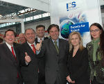 ICS-Messestand in Mostar: Dr. Walter Koren, Wirtschaftskammer Österreich, Schrittwieser, Miroslav Coric, Premier des Kantons Herzegowina-Neretva, Voves, Borjana Kristo, Präsidentin der Föderation BiH, und Dr. Claudia Weyringer, ICS ICS-Messestand in Mostar: Dr. Walter Koren, Wirtschaftskammer Österreich, Schrittwieser, Miroslav Coric, Premier des Kantons Herzegowina-Neretva, Voves, Borjana Kristo, Präsidentin der Föderation BiH, und Dr. Claudia Weyringer, ICS