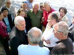 Jajce: Der Bischof von Banja Luka, Dr. Franjo Komarica und Landesrat Johann Seitinger im Gespräch. Foto: Land Steiermark Jajce: Der Bischof von Banja Luka, Dr. Franjo Komarica und Landesrat Johann Seitinger im Gespräch. Foto: Land Steiermark