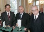 (von links) Landeshauptmann Mag. Franz Voves, Landtagspräsident a.D. Reinhold Purr und Landtagsabgeordneten a.D. Hofrat DDr. Hans Steiner. Foto: Robert Frankl (von links) Landeshauptmann Mag. Franz Voves, Landtagspräsident a.D. Reinhold Purr und Landtagsabgeordneten a.D. Hofrat DDr. Hans Steiner. Foto: Robert Frankl