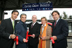 Bgm. Nagl, BM Faymann, ÖBB-Chef Huber, LR Edlinger-Ploder, und LH Voves bei der Eröffnung des Nahverkehrsknotens Don Bosco Foto: Stuhlhofer