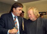 Landeshauptmann Mag. Franz Voves und Landeshauptmann-Stellvertreter Dr. Kurt Flecker bei der Eröffnung des Steirischen Herbstes 2007 in der Grazer Helmut-List-Halle. Foto: Philipp Landeshauptmann Mag. Franz Voves und Landeshauptmann-Stellvertreter Dr. Kurt Flecker bei der Eröffnung des Steirischen Herbstes 2007 in der Grazer Helmut-List-Halle. Foto: Philipp