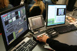 Die Technik einmal groß im Bild: Per live-stream konnte man sich die Veranstaltung im Internet ansehen. Fotos: Universität Graz; Abdruck bei Quellenangabe honorarfrei Die Technik einmal groß im Bild: Per live-stream konnte man sich die Veranstaltung im Internet ansehen. Fotos: Universität Graz; Abdruck bei Quellenangabe honorarfrei