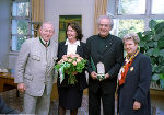Bildtext (von links): Landeshauptmann a.D. Dr. Josef Krainer, Dr. Karin Strobl, Stadtrat a.D. Dipl.-Ing. Helmut Strobl und Landeshauptmann Waltraud Klasnic. Foto: Fischer, Abdruck bei Quellenan-gabe honorarfrei. Bildtext (von links): Landeshauptmann a.D. Dr. Josef Krainer, Dr. Karin Strobl, Stadtrat a.D. Dipl.-Ing. Helmut Strobl und Landeshauptmann Waltraud Klasnic. Foto: Fischer, Abdruck bei Quellenan-gabe honorarfrei.
