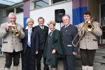 (v.l.n.r.): Obmann Edmund Strohmeier, Vizebürgermeister Gertrude Üllen, Bürgermeister Franz Ninaus, Landeshauptmann Waltraud Klasnic, Landtagspräsident Reinhold Purr und Kapellmeister Heinz Tappler, der Leiter des Musikheimes. Foto: Dusek. (v.l.n.r.): Obmann Edmund Strohmeier, Vizebürgermeister Gertrude Üllen, Bürgermeister Franz Ninaus, Landeshauptmann Waltraud Klasnic, Landtagspräsident Reinhold Purr und Kapellmeister Heinz Tappler, der Leiter des Musikheimes. Foto: Dusek.
