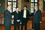 Der Verteidigungsminister der Mongolei Badarch Erdenebat sprach mit Landtagspräsident Reinhold Purr und Europalandesrat Gerald Schöpfer über eine Zusammenarbeit mit der Steiermark. Der Verteidigungsminister der Mongolei Badarch Erdenebat sprach mit Landtagspräsident Reinhold Purr und Europalandesrat Gerald Schöpfer über eine Zusammenarbeit mit der Steiermark.