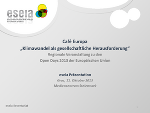 eseia-Präsentation der Vorstellung von "eseia" eseia-Präsentation der Vorstellung von "eseia"