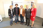 Die Referenten zusammen mit den Organisatorinnen der Diskussion, "europe direct Steiermark"-Leiterin Heidi Zikulnig (l.) und eseia-Director Brigitte Hasewend Die Referenten zusammen mit den Organisatorinnen der Diskussion, "europe direct Steiermark"-Leiterin Heidi Zikulnig (l.) und eseia-Director Brigitte Hasewend