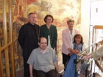 v.l.n.r.: Architekt Dipl. Ing. Michael Haberz, Mag. Christine Klug und LH Waltraud Klasnic, vorne: Dipl. Ing. Oskar Kalamidas und LAbg. Anne Marie Wicher beim Lokalaugenschein des neuen barrie-refreien Zugangs zur Neuen Burg. v.l.n.r.: Architekt Dipl. Ing. Michael Haberz, Mag. Christine Klug und LH Waltraud Klasnic, vorne: Dipl. Ing. Oskar Kalamidas und LAbg. Anne Marie Wicher beim Lokalaugenschein des neuen barrie-refreien Zugangs zur Neuen Burg.