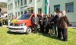 Das neue Mannschaftsfahrzeuges der Freiwilligen Feuerwehr Langenwang wurde im Beisein von LH Hermann Schützenhöfer eigeweiht