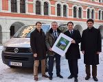 Stellten das neue Mikro-ÖV-Fördersystem des Landes vor: Bernhard Breid (Verkehrsabteilung), LR Anton Lang, LH-Stv. Michael Schickhofer und Gernot Aigner (Verkehrsabteilung © Land Steiermark/Strasser; Verwendung bei Quellenangabe honorarfrei Stellten das neue Mikro-ÖV-Fördersystem des Landes vor: Bernhard Breid (Verkehrsabteilung), LR Anton Lang, LH-Stv. Michael Schickhofer und Gernot Aigner (Verkehrsabteilung © Land Steiermark/Strasser; Verwendung bei Quellenangabe honorarfrei