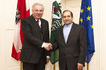 LH Schützenhöfer begrüßte den iranischen Botschafter  Ebadollah Maolaei in der Grazer Burg