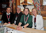 Bürgermeister Nagl, Diözesanbischof Krautwaschl, LT-Präsidentin Vollath mit Mary Davis, Geschäftsführerin von Special Olympics International, v.l.