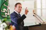 Arnold Schwarzenegger nahm heute in Graz den Internationalen Josef Krainer-Preis entgegen