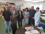 In Scheifling besuchte LH Schützenhöfer auch die "FanArt Design GmbH", die sich insbesondere durch ihr großes soziales Engagement auszeichnet