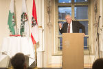 Zum 50. "steirischen herbst" lud Landeshauptmann Hermann Schützenhöfer zum Empfang in die Aula der Alten Universität.