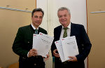 Landesrat Anton Lang und Bürgermeister Siegfried Nagl präsentierten gemeinsam die Studie