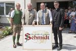 Landeshauptmann Hermann Schützenhöfer gratulierte Geschäftsführer Franz Schmidt (3.v.l.) zur Eröffnung des neuen Betriebsgebäudes