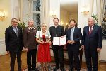 Verleihung der Preise für "Feuerwehrfreundliche Arbeitgeber" am 15. November 2018 im Weißen Saal der Grazer Burg: Firma Gottmann aus Graz-Umgebung.