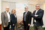 Anton Hausleitner, Andrea Gössinger-Wieser, Karl Steininger und Werner Boote (v.l.) diskutierten in Aigen im Ennstal Zukunftsszenarien für die Steiermark.