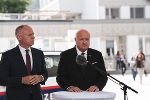 Pressestatement in der Landespolizeidirektion Graz am 10. Juni 2025 © Land Steiermark/Andreas Resch; Verwendung bei Quellenangabe honorarfrei Pressestatement in der Landespolizeidirektion Graz am 10. Juni 2025