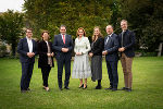 Die Agrarlandesräte mit der Vorsitzenden der Agrarreferentenkonferenz Landesrätin Simone Schmiedtbauer und Bundesminister Norbert Totschnig. © Land Steiermark/Streibl; bei Quellenangabe honorarfrei