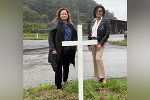 Verkehrslandesrätin Claudia Holzer (l.) und Maria Knauer-Lukas © Land Steiermark/ A16
