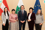 Eva Egger-Schinnerl, LH-Stv. Manuela Khom, Landesrat Stefan Hermann, Petra Pieber und Ilse Schmid (v. l.) bei der Pressekonferenz im Landhaus in Graz. © Land Steiermark/Robert Binder; Verwendung bei Quellenangabe honorarfrei Eva Egger-Schinnerl, LH-Stv. Manuela Khom, Landesrat Stefan Hermann, Petra Pieber und Ilse Schmid (v. l.) bei der Pressekonferenz im Landhaus in Graz. © Land Steiermark/Robert Binder; Verwendung bei Quellenangabe honorarfrei
