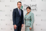 Landeshauptmann-Stv. Manuela Khom und Landesrat Stefan Hermann forcieren die steirische Jugendarbeit. © Land Steiermark/Robert Binder; Verwendung bei Quellenangabe honorarfrei Landeshauptmann-Stv. Manuela Khom und Landesrat Stefan Hermann forcieren die steirische Jugendarbeit. © Land Steiermark/Robert Binder; Verwendung bei Quellenangabe honorarfrei