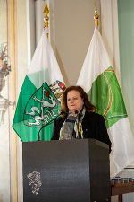 Bildbeschreibung: Impressionen vom Festakt in der Alten Universität