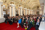 Bildbeschreibung: Impressionen vom Festakt in der Alten Universität
