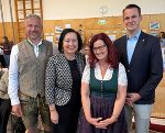 Bürgermeister Robert Tulnik, Bildungsdirektorin Elisabeth Meixner, Direktorin Andrea Harrer und Landesrat Stefan Hermann im Rahmen der Eröffnung © Land Steiermark; bei Quellenangabe honorarfrei