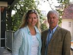 Die Projektleiterin der 2. Musikerlebniswoche, Gabriela Zengerer und der pädagogische Leiter Dr. Josef Großauer. Fotos: Fachabteilung 6E 