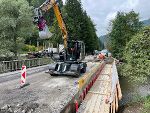 Bild von einem betroffenen Straßenstück