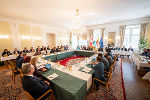 Bildbeschreibung: Impressionen vom Treffen der Landesregierungen von Kärnten und der Steiermark in Graz.