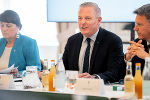 Bildbeschreibung: Impressionen vom Treffen der Landesregierungen von Kärnten und der Steiermark in Graz.