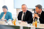 Bildbeschreibung: Impressionen vom Treffen der Landesregierungen von Kärnten und der Steiermark in Graz.
