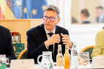 Bildbeschreibung: Impressionen vom Treffen der Landesregierungen von Kärnten und der Steiermark in Graz.