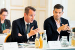 Bildbeschreibung: Impressionen vom Treffen der Landesregierungen von Kärnten und der Steiermark in Graz.