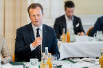 Bildbeschreibung: Impressionen vom Treffen der Landesregierungen von Kärnten und der Steiermark in Graz.