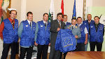 v.l.: Scheb, Mayer, Krajnz, LH Voves, Hübel, Gruber, Hawranek, Kirchengast, Hohenberger (v.l.n.r.)