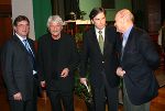 v.l.n.r.: Bürgermeister Max Kienzer, Bürgermeister a.D. Karl Neuhauser, Landeshauptmann Mag. Franz Voves im Gespräch mit Nationalratsabgeordnetem a.D. Josef Modl.