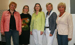 v.l.n.r.: Silvana Rabitsch, Gleichbehandlungsbeauftragte der Stadt Graz, Dr. Sabine Schulze-Bauer, Gleichbehandlungsbeauftragte des Landes Steiermark, Landesrätin Dr. Bettina Vollath, Landesrätin Mag. Kristina Edlinger-Ploder und Stadträtin Tatjana Kaltenbeck-Michl heute Vormittag bei der Pressekonferenz zum „Tag der Chancengleichheit“. Foto Landespressedienst 