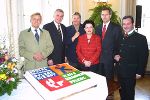  (von links) Landtagsabgeordneter Gregor Hammerl, Landesrat Mag. Wolfgang Erlitz, SMP-Schriftführerin Brigitta Klaritsch, Obfrau, Landtagsabgeordnete Dr. Ilse Reinprecht, SMP-Obmann-Stellvertreter, Landtagsabgeordneter Walter Kröpf, SMP-Geschäftsführer Gottfried Lautner. Foto: Sozialmedizinischer Pflegedienst