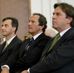 Bürgermeister Mag. Siegfried Nagl, der Festredner, Univ.-Prof. Dr. Bernd Schilcher und Landes-hauptmann Mag. Franz Voves bei der Eröffnung der Pädagogischen Hochschule Steiermark und der Inauguration ihres ersten Rektors, Prof. Mag. Dr. Herbert Harb Bürgermeister Mag. Siegfried Nagl, der Festredner, Univ.-Prof. Dr. Bernd Schilcher und Landes-hauptmann Mag. Franz Voves bei der Eröffnung der Pädagogischen Hochschule Steiermark und der Inauguration ihres ersten Rektors, Prof. Mag. Dr. Herbert Harb