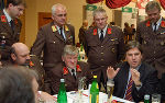 Landeshauptmann Mag. Franz Voves im Gespräch mit obersteirischen Feuerwehrkommandanten. Foto: Sepp Reinprecht